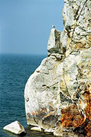 Cliffs of the Burkhan cape.