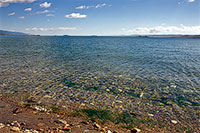 Озеро Байкал. Пролив Малое Море, справа остров Ольхон.