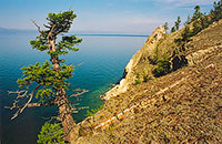 Озеро Байкал. Остров Ольхон. Вблизи мыса Красный Яр.