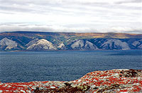 Озеро Байкал. Остров Ольхон. Приморский хребет.