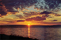 Озеро Байкал. Восход солнца.