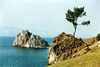 Cape Burkhan on the Island of Olkhon.