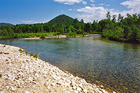 Mouth of the river Tarkulik.