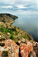 View from the top of Sagan–Zaba cliff.