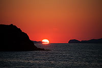 Восход солнца на Бакале (пролив малое Море).