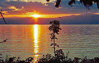 Sunset.