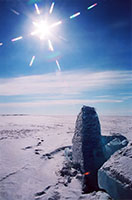 Lake Baikal in winter.