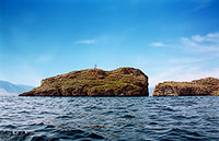 Вид мыса Кобылья Голова (Хорин–Ирги) со стороны залива Хул